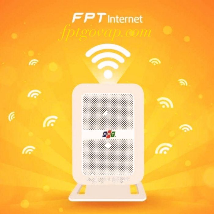Modem wifi chuẩn AC của FPT Telecom.