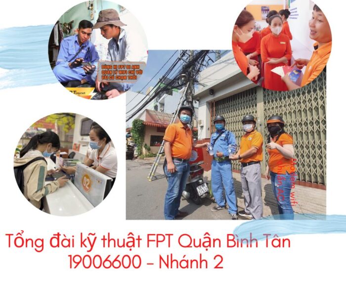 Tổng đài kỹ thuật FPT Quận Bình Tân sãnh sàng phục vụ quý khách 24/7, kể cả ngày lễ, tết.