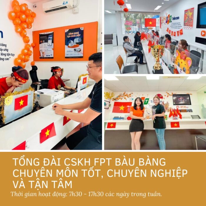 Đội ngũ nhân viên FPT Bàu Bàng có chuyên môn cao, thái độ làm việc nhiệt tình, tận tâm.