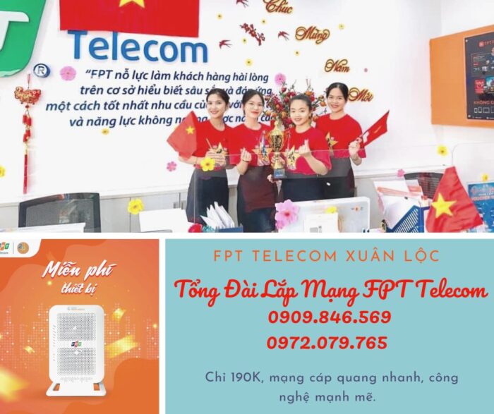 Tổng đài lắp mạng FPT ở Xuân Lộc hỗ trợ trực full 24/7, kể cả ngày lễ, tết, cuối tuần.