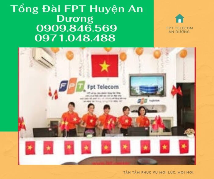 Tổng đài FPT Huyện An Dương hỗ trợ phục vụ khách hàng 24/7, cả chủ nhật, ngãy lễ, tết.