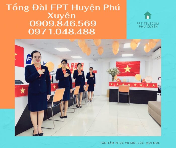Tổng đài FPT Phú Xuyên cam kết hỗ trợ 24/7 với tinh thần cao nhất.