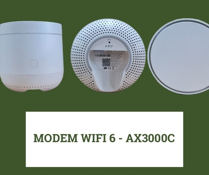 AX3000C - Modem cao cấp chuẩn Wifi 6 của nhà mạng FPT Telecom.